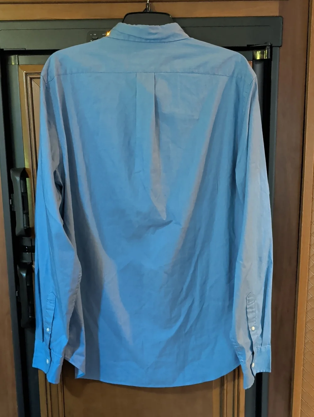 J. Crew Light Blue Cotton Blend Men's Button-Down Shirt